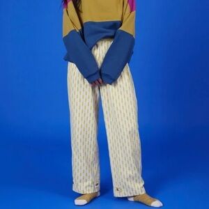Ilana Kohn Peter Pants in Yolk Stripe XL